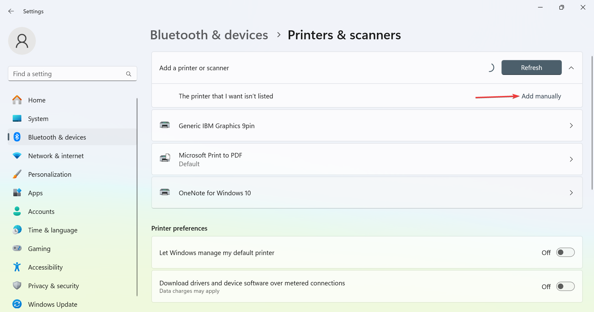 manually install epson l3210 driver in windows 11