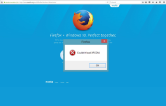 Couldn’t load XPCOM firefox
