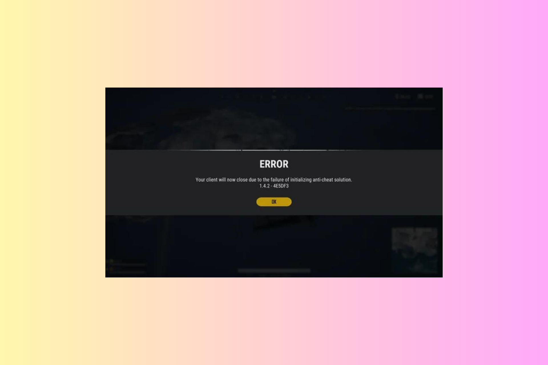 Fix the PUBG Anti-Cheat Error