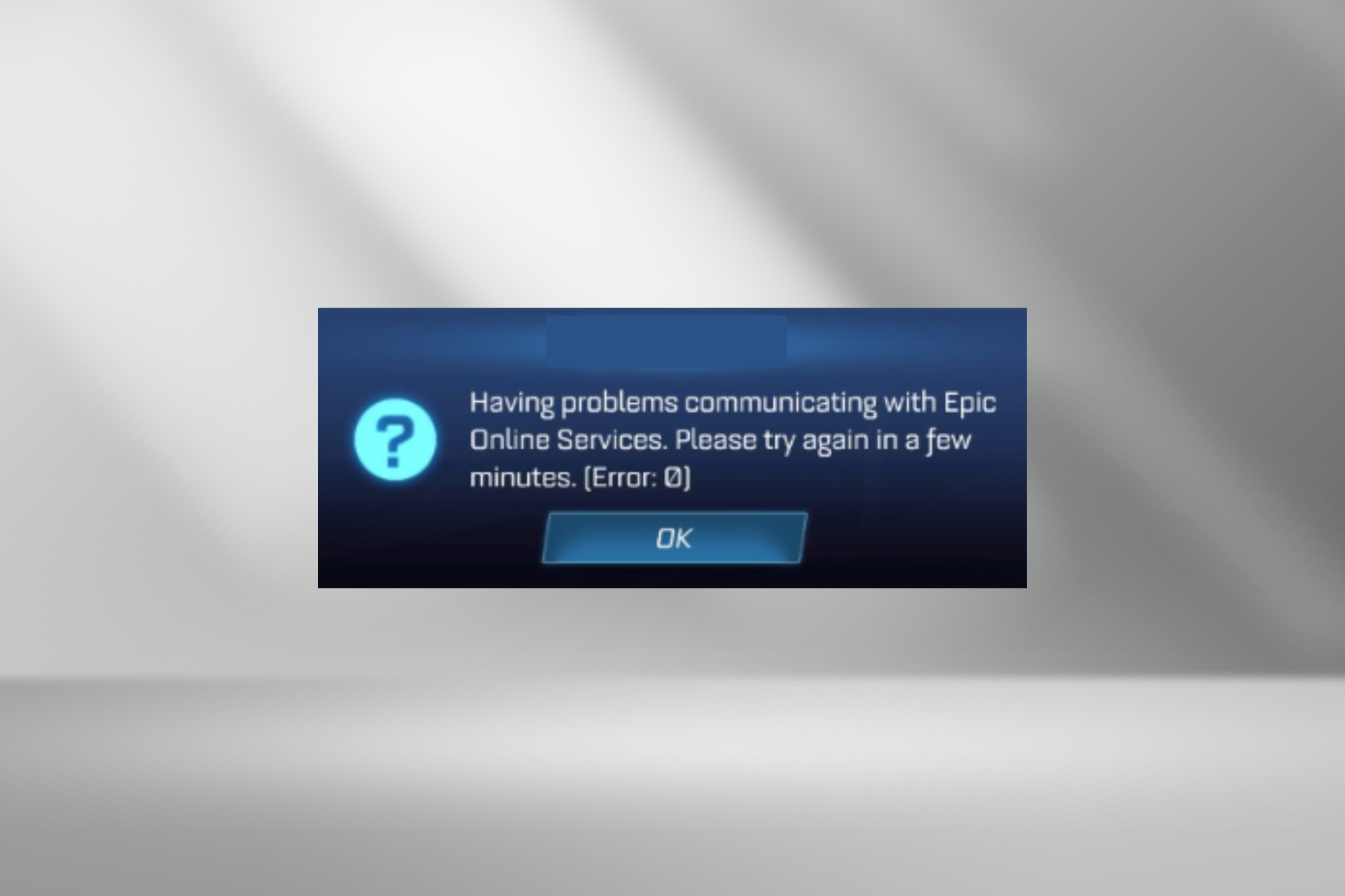 fix Rocket League error 0