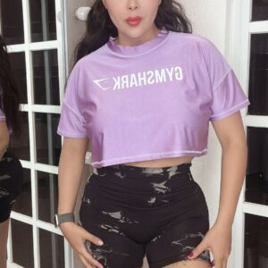 Crop top Licra colombiana Gymshark